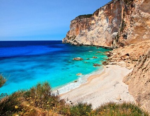 Isola Paxos: spiaggia Erimitis